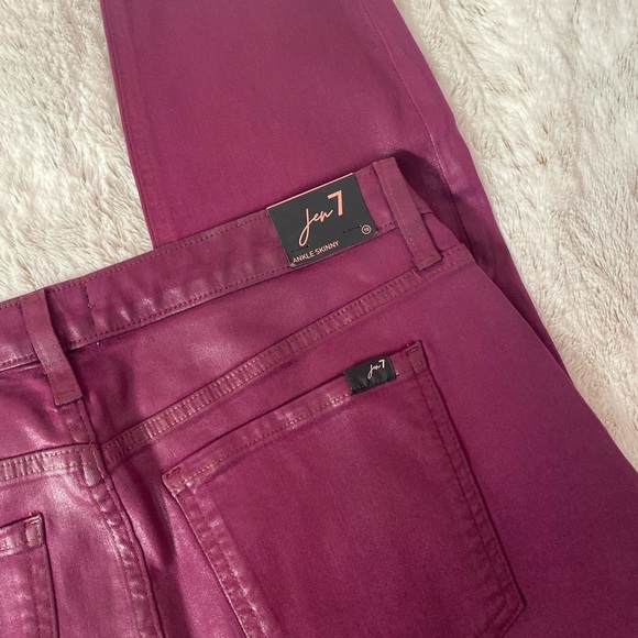 7 For All Mankind Women Skinny Jeans | 7 For All Mankind Ankle Skinny Jean Sz 10 - Picture 10 of 16